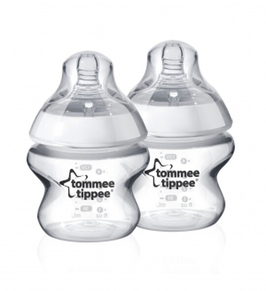 Tommee Tippee Plast Feed Bottle 150mlx2 image number 1